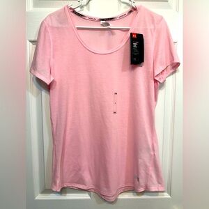 Under Armour large Tshirt pink